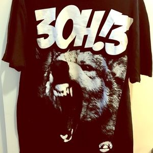 Men’s XL 3OH!3 T-shirt, never worn.